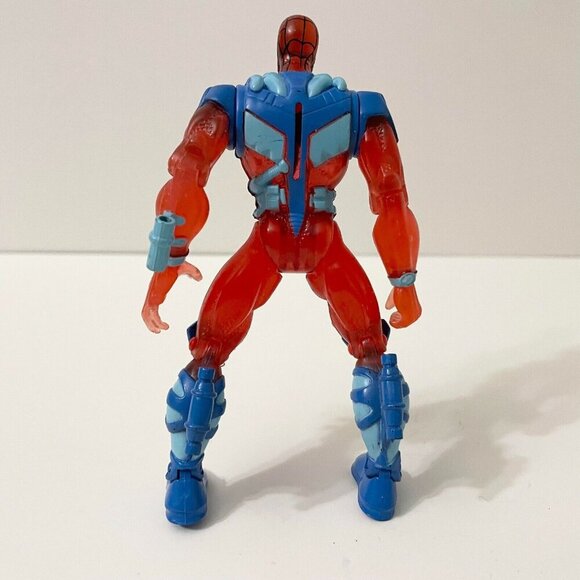 Vtg Spiderman 2000 Web Splashers Scuba Attack Action Figure Toy - Picture 8 of 16